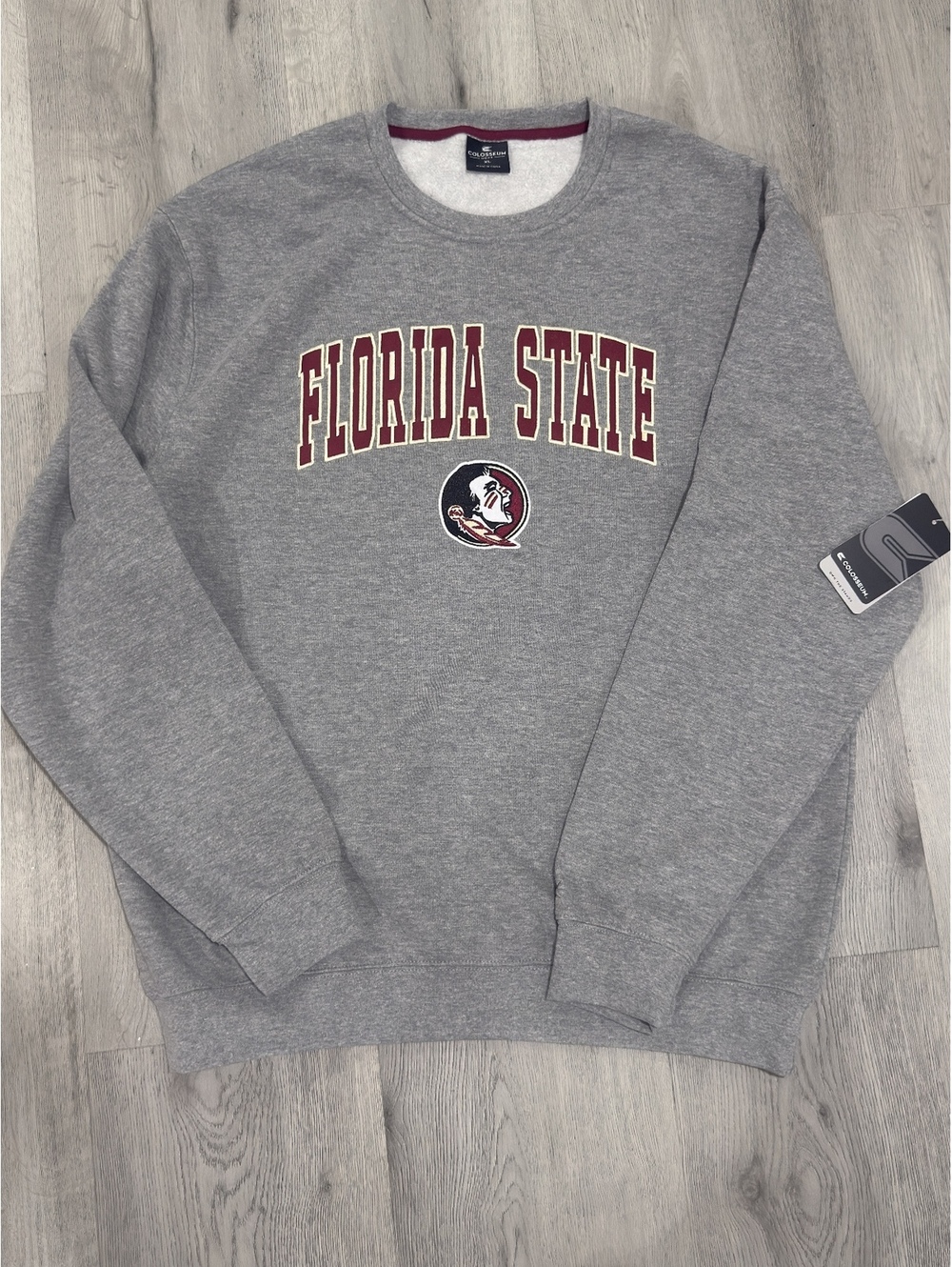 Colosseum Men Sweatshirt Pullover Florida State Gray XL NWT